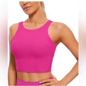 CRZ YOGA HIBISCUS PURPLE SWIMSUIT TOP SIZE LARGE US-12 NWT